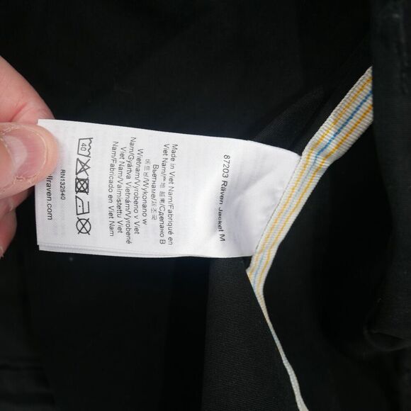 NEW Fjallraven Men's Small Raven BLACK Jacket Greenland G-1000 w/ Pullout Hood - Picture 8 of 14